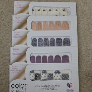 Color Street Nail Strips Set Of 5